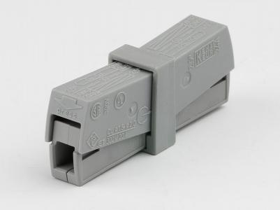 Lighting connector,push-button on lighting side,For 2.5mm²